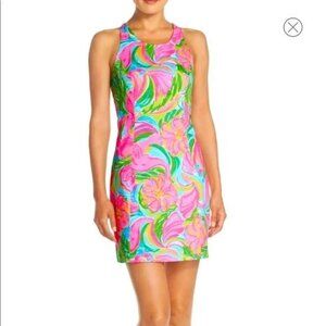Lilly Pulitzer Grayes So A Peeling Racerback Shift Dress Size 0 Tropical Bloomco